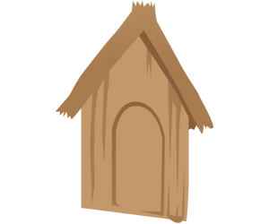 El porc segon construeix una casa de fusta Joc