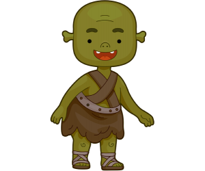 Ogre, un monstre verd, similar a Shrek Joc