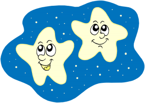 Dues estrelles al cel Joc