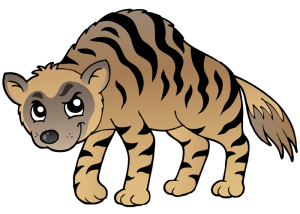 Hiena, mamífer carnívor a Àfrica i Àsia Joc
