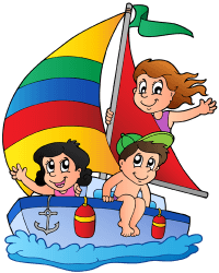 Nens a bord d'un veler Joc