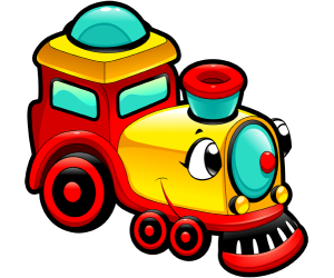Locomotora de vapor per al tren dels números Joc