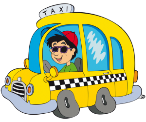 Taxi groc, transport públic porta a porta Joc