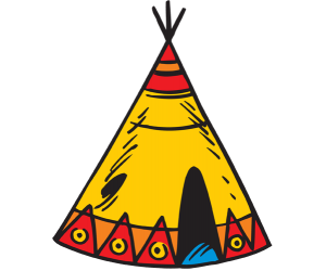 Tipi,tenda cònica típica dels indis nord-americans Joc