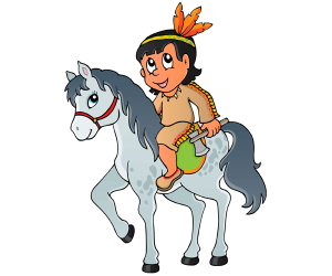 Un guerrer indi a cavall Joc