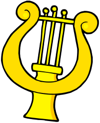 Arpa, instrument musical de corda Joc
