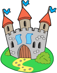 Castell medieval amb tres torres Joc