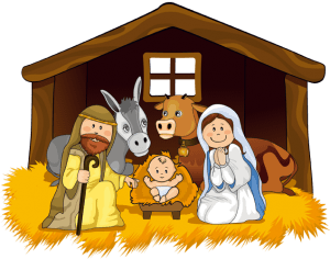 El naixement de Jesús, el nen a la menjadora Joc
