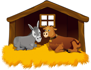 Els animals a l'estable: el bou i la mula Joc
