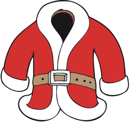 L'abric vermell i blanc de Santa Claus Joc
