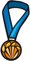 Medalla de bronze per a la tercera Joc
