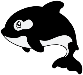 Orca. Cetaci amb una gran aleta dorsal Joc