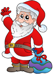 Santa Claus, el Pare Noel amb els regals de Nadal Joc