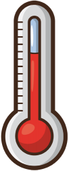 Termòmetre, instrument de mesura de temperatura Joc
