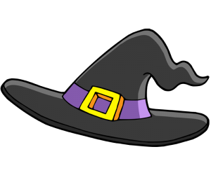 El barret punxegut utilitzat per les bruixes Joc