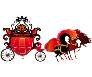 El carruatge reial amb els cavalls Joc