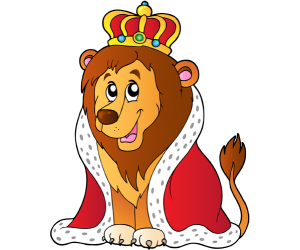 El Rei Lleó amb corona, el rei de les bèsties Joc