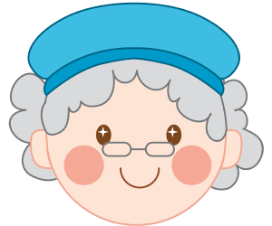 La felicitat es reflecteix en la cara d'àvia Joc