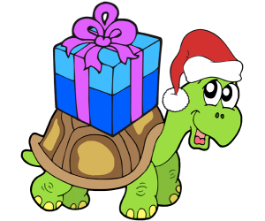 La tortuga portant el teu regal de Nadal Joc