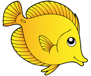 Peix cirurgià, un peix que viu als mars tropicals Joc