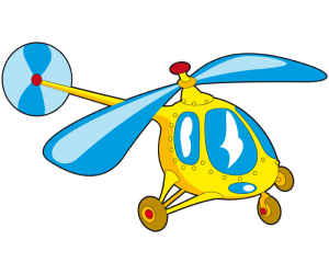 Petit helicòpter groc Joc