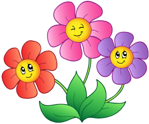 Tres colors flors a la primavera Joc
