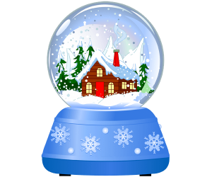 Un globus de neu, una esfera de vidre amb neu Joc