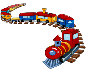 Un tren de joguina, una joguina tradicional Joc