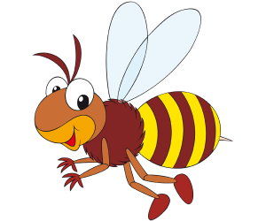 Una abella, insecte pol·linitzador molt important Joc