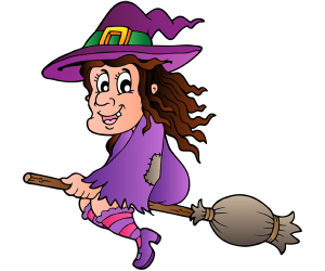 Una bruixa volant en la seva escombra màgica Joc
