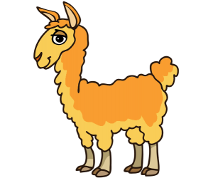 Una vicunya, un camèlid andí, similar a la llama Joc